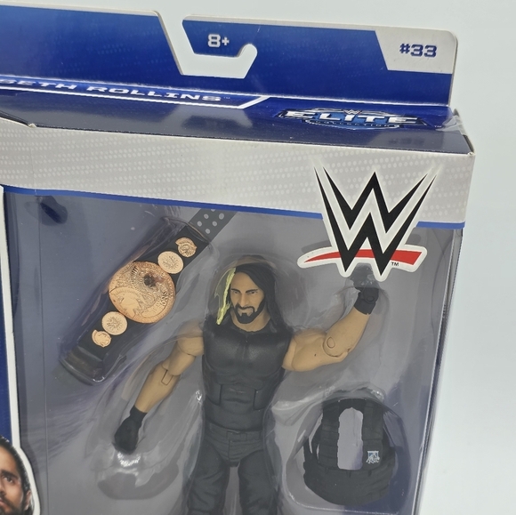 WWE Seth Rollins Elite Collection 2014 Series 33 Wrestling Action Figure - Picture 2 of 6
